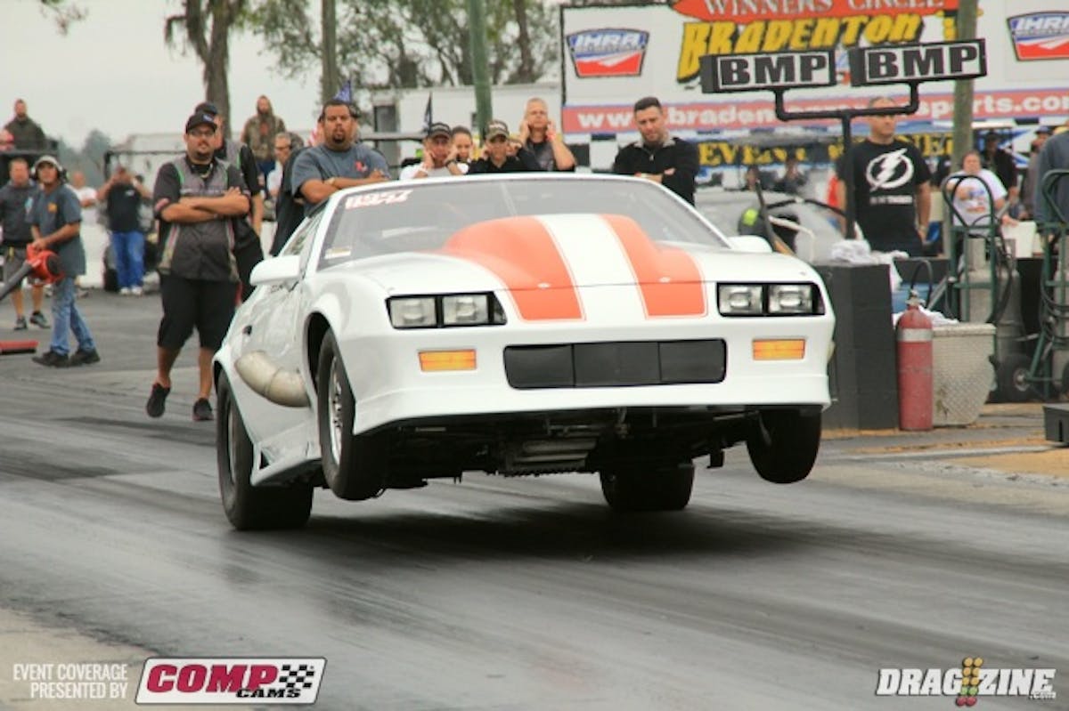 Troy vs. Troy was up next with Pirez going red and wheel standing in his loss to Troy Blake who ran a 4.49, besting his qualifying ET by nearly a tenth.