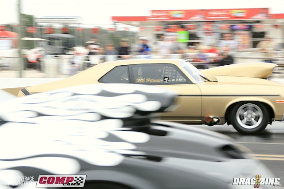 The upset of the round came when Dave French and Rob Briscoe lined up. Briscoe put up a 4.44 at 158 but trailed some smoke near the finish line and his off pace 158 MPH suggested he may have hurt it. Dave will advance to round two with his 4.70 at 154.