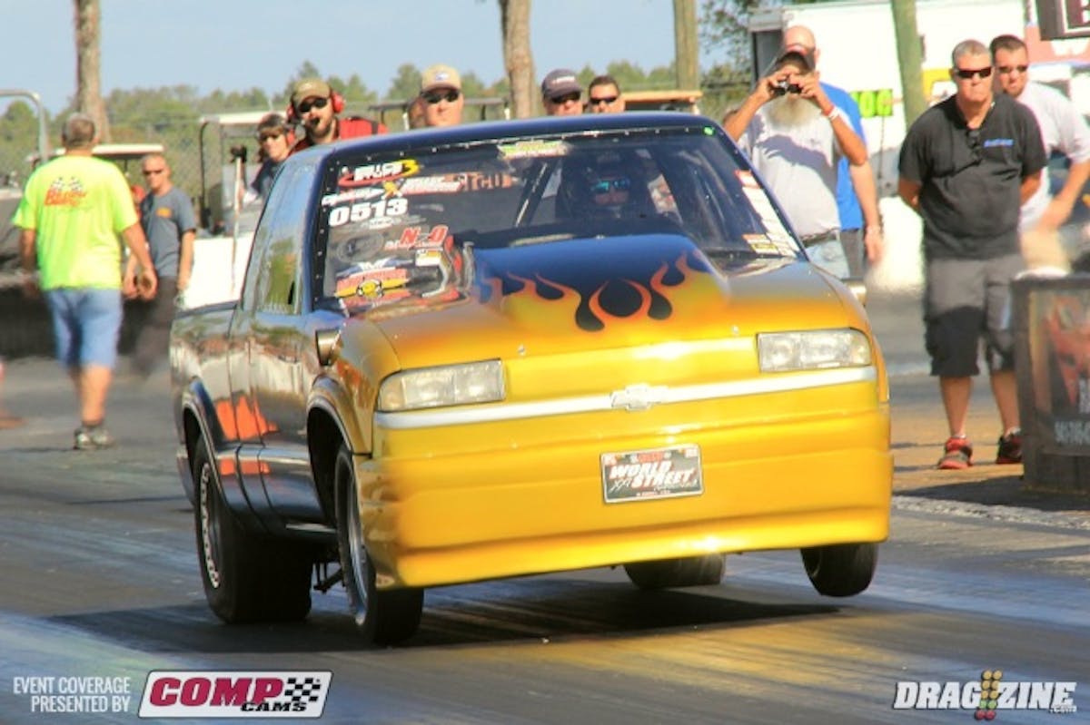 Brian Keep put his S10 on top of the Ultra Street field with a 5.06 @ 137 this morning.
