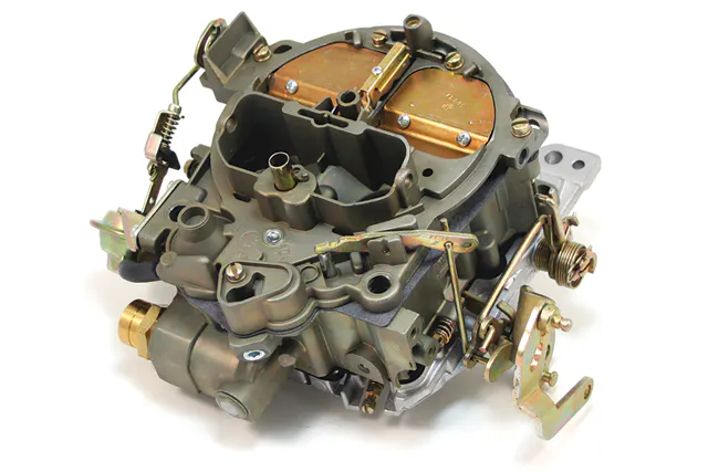 Available as a complete unit or JET can rebuild your existing core, JET now offers a Quadrajet carburetor built exclusively for circle track racing. The carburetor is extensively reworked by increasing main well size and is balanced to assure high RPM fuel flow. Several circuit modifications are made for a richer fuel curve throughout the entire RPM range, particularly at wide open throttle. This includes a .135 needle and seat to ensure adequate fuel flow. The carburetor is designed for heavily modified 355-406ci small block motors with a single plane intake manifold, headers, 11.5:1 compression ratio and high flowing cylinder heads. 
