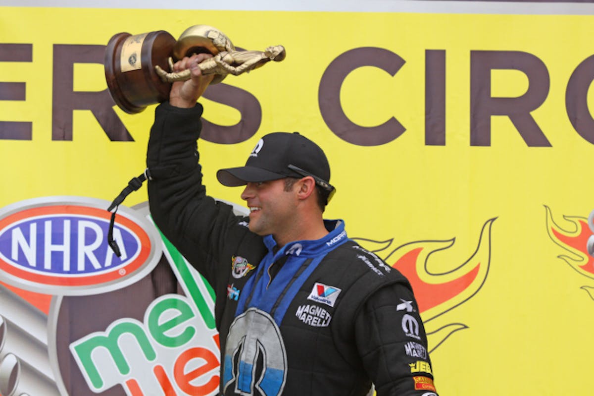 Matt Hagan, NHRA Funny Car Champion. Dragzine photo.