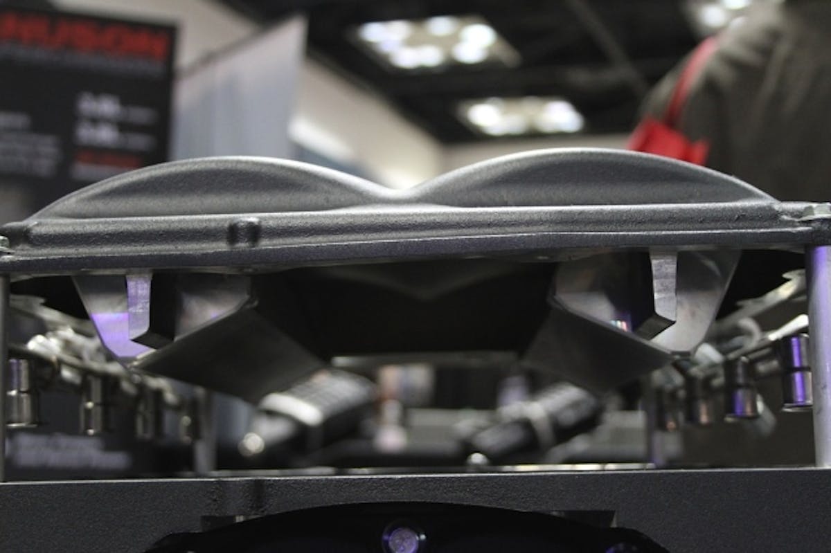 The secret to the Heartbeat's low profile is the split twin intercooler design that's both compact and highly efficient.