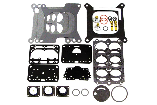 The JET rebuild kit comes with everything you need to do a complete rebuild on your Holley carburetor. All kits include any necessary gaskets, needle and seats, seals, accelerator pumps, o-rings, and instructions to get your carburetor performing like new again.