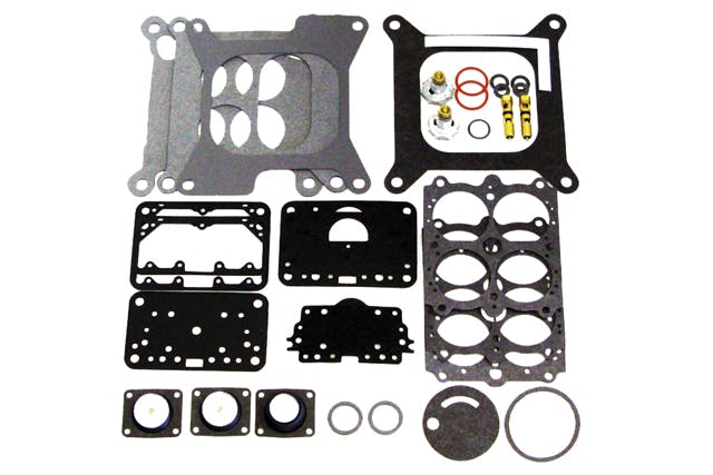 The JET rebuild kit comes with everything you need to do a complete rebuild on your Holley carburetor. All kits include any necessary gaskets, needle and seats, seals, accelerator pumps, o-rings, and instructions to get your carburetor performing like new again.