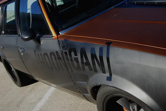 If it were up to Meissner, the "HOONIGAN" decals on either side would read "HOONIWAGAN".