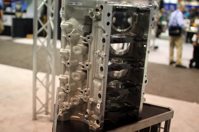 The new LS block from RHS handles demand for high horsepower in drag racing applications. This is thanks in part to its solid aluminum construction.