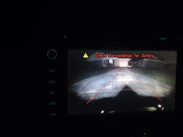 How far behind you can you see with your factory lights?