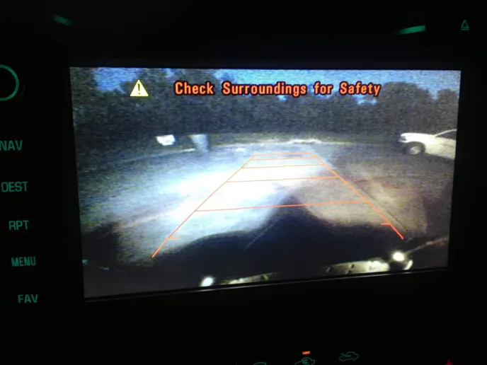 Even with a camera, there is a huge difference between the factory light (right) and the replacement LED.