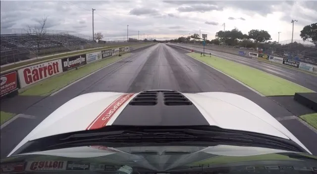 It's awesome to live where you can go drag racing three days before Christmas...