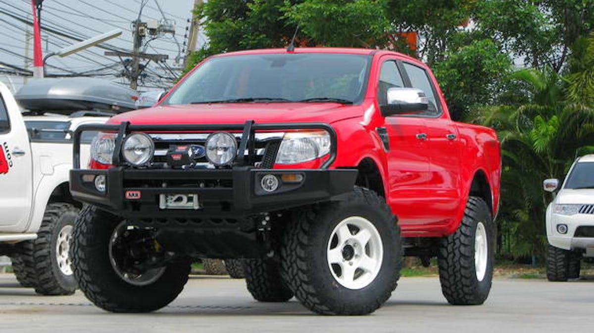 The Ford Ranger T6 in dressed up for off road. Would be cool to have in America right? Image Source