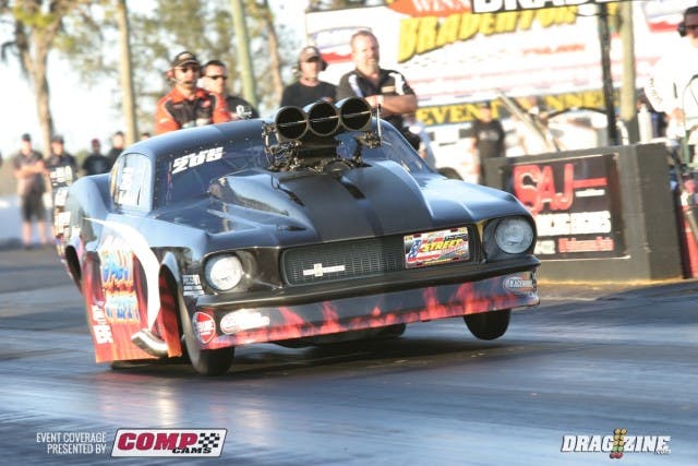 If anything stands out from the US Nationals, it’s that the most consistent racers won their class. In a class like Outlaw Pro Mod, where there are so many variables, you’d think racers would be all over the place. However, Kevin Rivenbark proves you can have a consistently fast hot rod. Rivenbark ran 3.80s in the 2nd, 4rd, and final round to get the win. Jimmy Keen was Rivenbark’s competition for the final, but a 3.96 wasn’t enough for the hometown Keen. 
