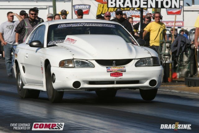 In Ultra Street, Troy Pirez, Jr had his problems this weekend, but he kept working on the car to make the next round. His 5.08 at 139 mph was the first time he was in the 5.0s on Sunday, and it was good enough to get past Mike Fratena’s turbocharged Camaro in the final. However, it was only because of Pirez’s holeshot .459 light because Fratena ran a 5.03, to a winning 5.08. 