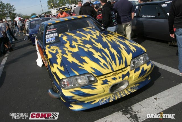 Mike Freeman takes the 2nd round win over Don Cruz's Grand National. Freeman ran a 4.71 to Cruz's off-pace 5.28. 