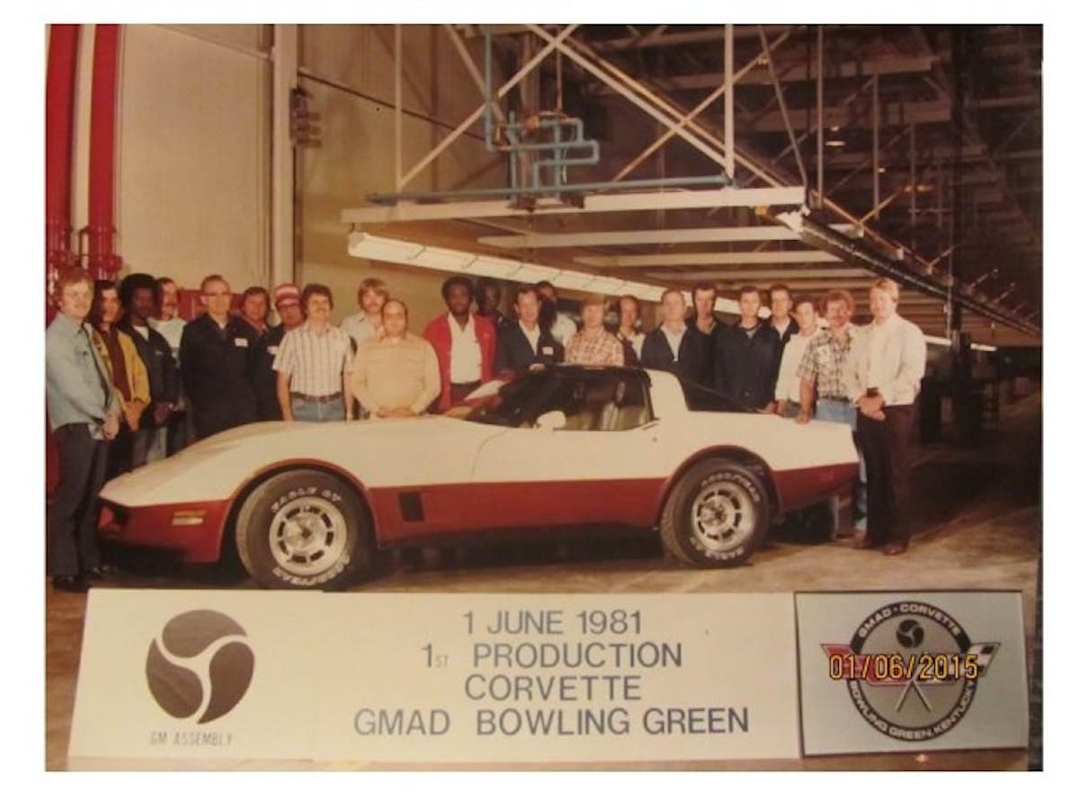 The Bowling Green Quality Control Department headed by Ralph Montileone (far right).