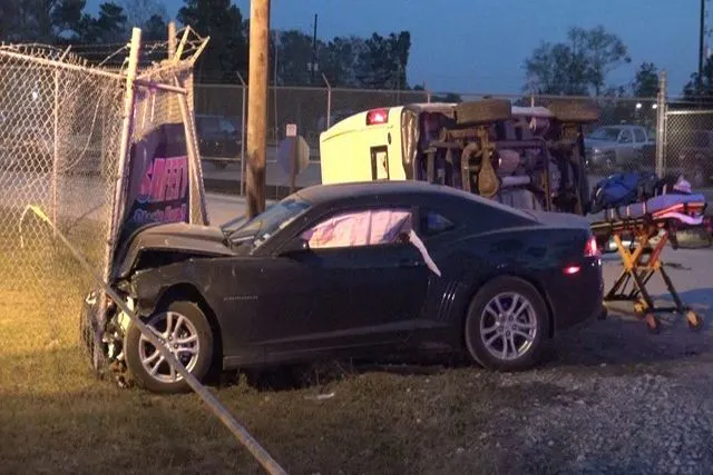 5th Gen Camaro Montgomery County Heist wreck