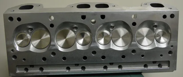 CNC-profiled High Port cylinder heads from Kauffman Racing Equipment were used right out of the box with excellent results.