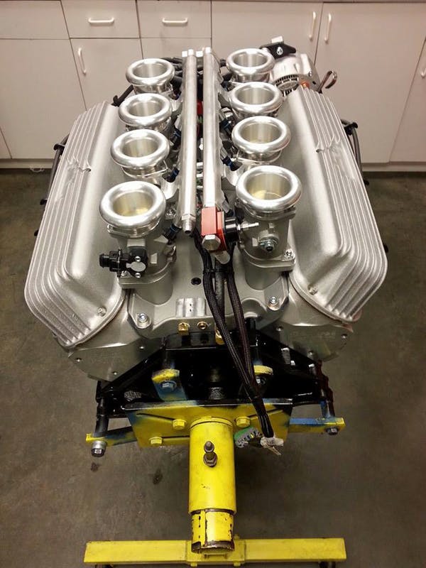 The Borla Induction 8-Stack uses a Holley HP fuel injection system for control.