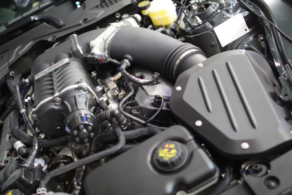 We saw this pre-production kit at the recent PRI show; fit and finish was stellar and what you would expect from a collaboration between Ford Racing Parts and ROUSH. 