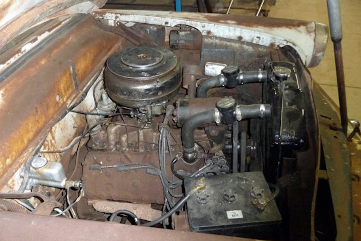 Here's 'Rusty' in the very beginning, right around the time Hayden Muir first heard the engine run.