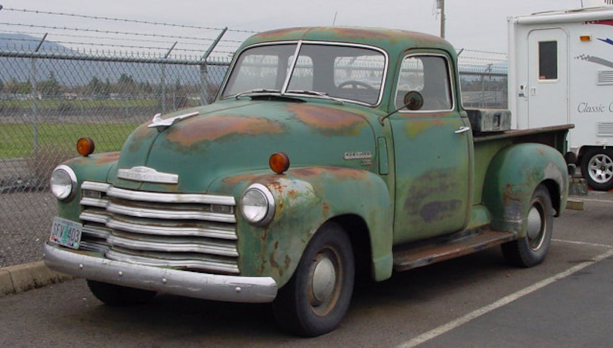 The truck on the day Ryan made that fateful payment, back in 2009.