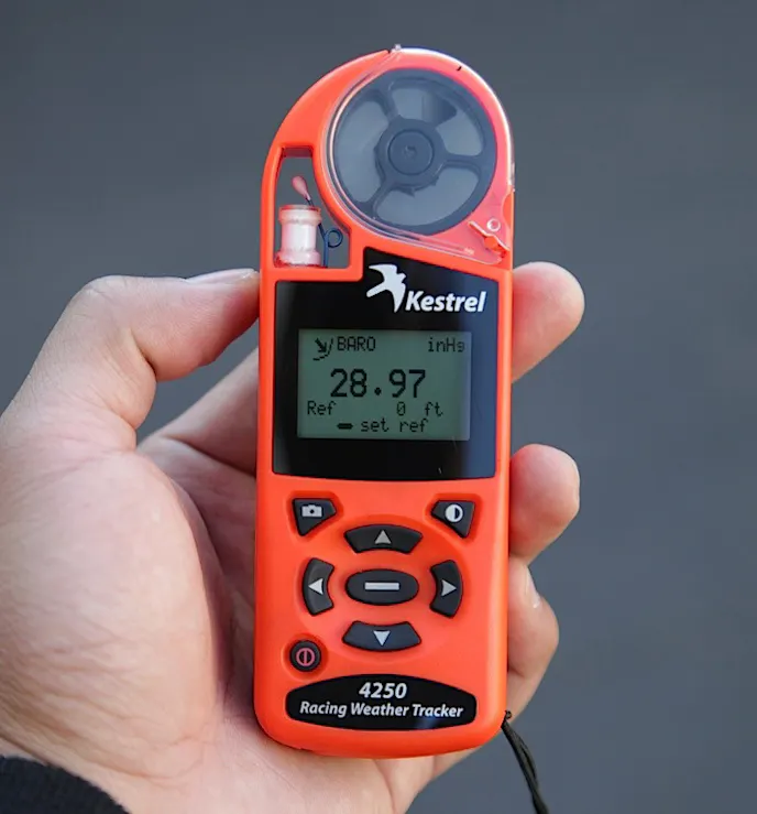 No race car has the same power potential at 5000’ DA and 100*, as at sea level and 60*. So far controlling the weather is out of grasp, so do the next best thing; monitor, interpret, and account for the changes seen throughout the duration of the race. A simple weather monitoring unit like a Kestrel 4250 or an advanced Computech 1000 Pro ET weather station will yield invaluable tuning data.