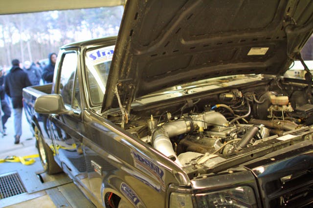 Paul Vaughn's second-place Ford Lightning