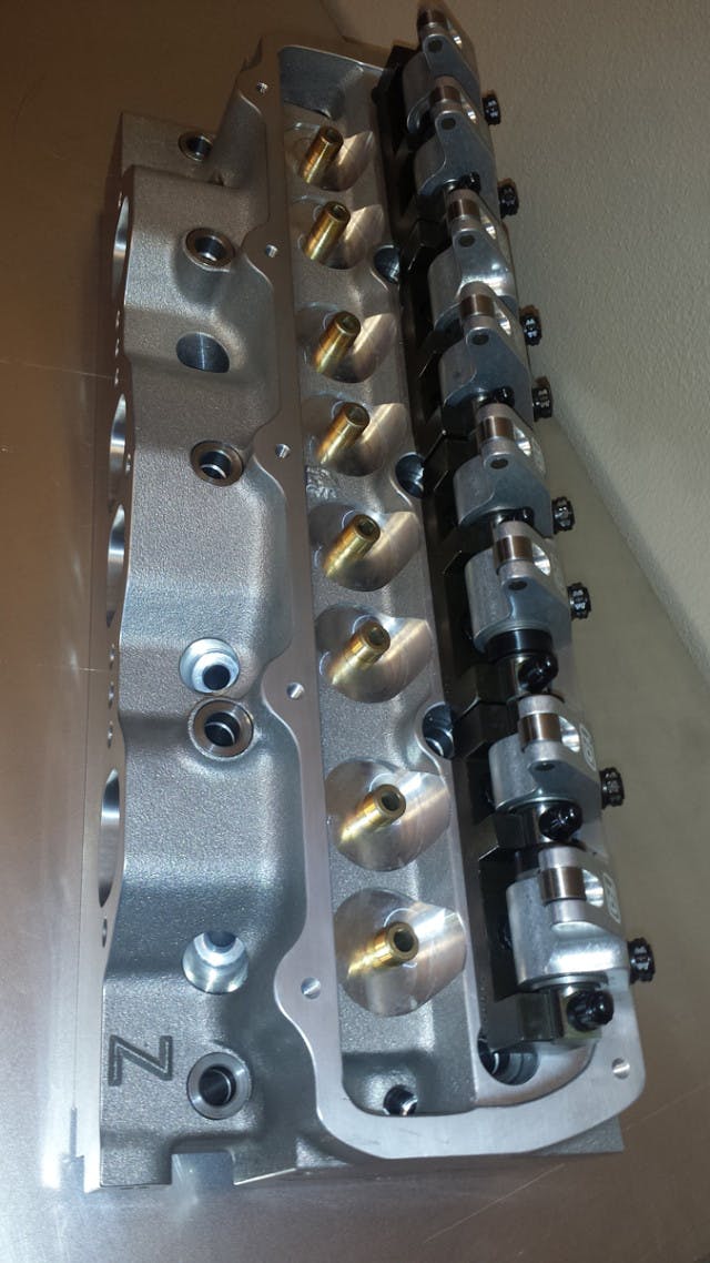The T&D shaft-rocker system was developed specifically for this cylinder head configuration.
