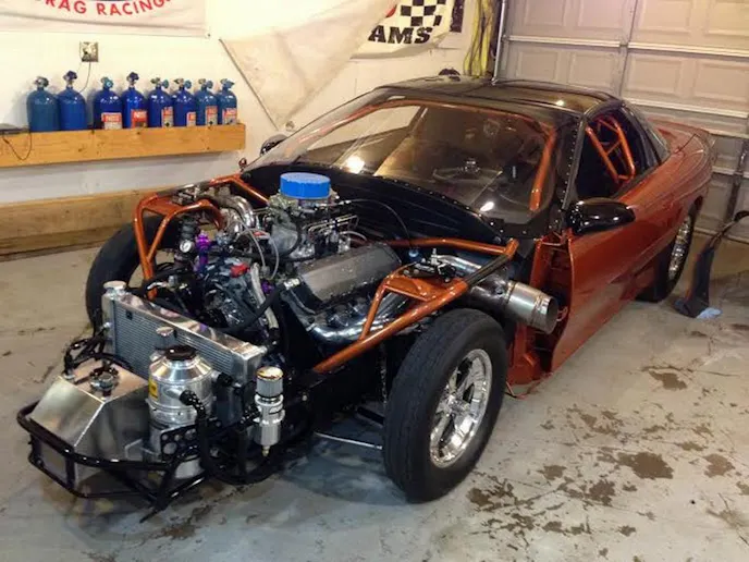 Tony V didn't give us too much information on the car's combo. Since the car lives a grudge lifestyle, the truth won't get you a race.