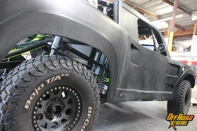 The KINETIK trucks sitting throughout the shop are true works of art.