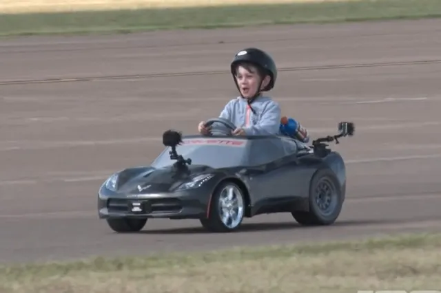 Jake having the time of his life.