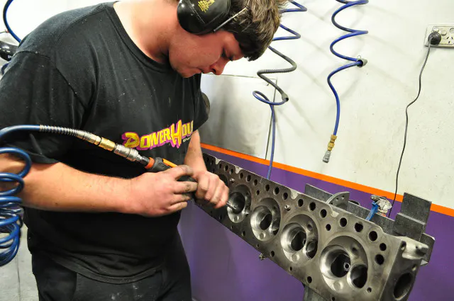 Time in the porting room improved the performance of the 245 castings to well above that achieved by as-cast 265 cylinder heads.