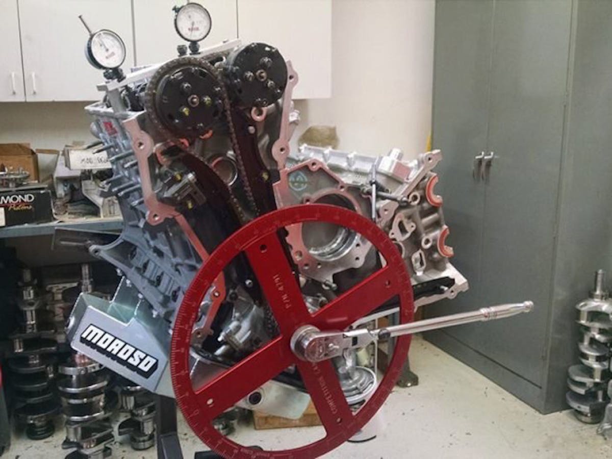 New valvetrain gear helps this engine to make substantially more power than the old bullet.