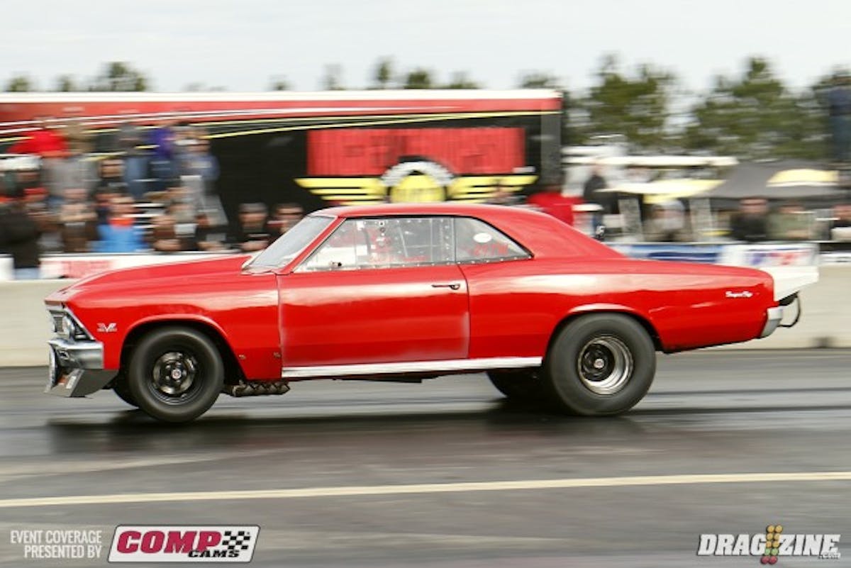 Chad Opaleski is another racer out of Florida, he runs a Procharged Hemi in ODR and sits in second with a 4.27 at 181 after one session.
