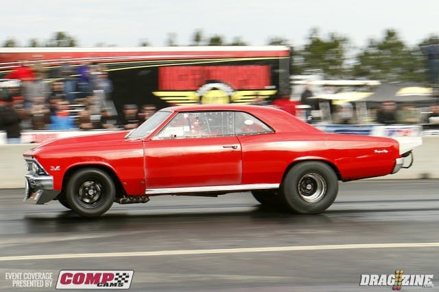 Chad Opaleski is another racer out of Florida, he runs a Procharged Hemi in ODR and sits in second with a 4.27 at 181 after one session.