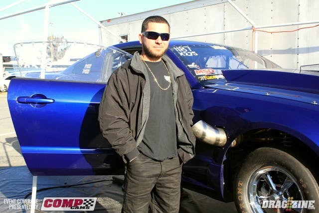 Cameron Johnson is based out of Florida running X275 this weekend in his third event. He ran a 4.83 in yesterday's qualifying and uses an Induction Solutions fed TRE engine backed by a Pro Torque converter and M&M transmission. Johnson has Matt LaRue from Pro Fab Performance Plus and Paul Klyzek on hand tuning the car.