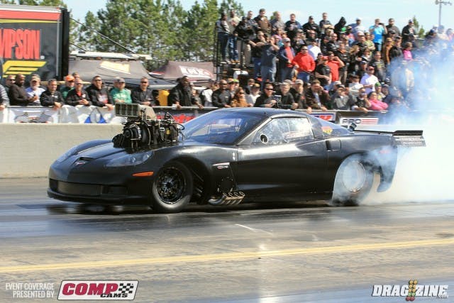 Jason Michalak moved into top qualifier in PTC Radial vs the World with a  4.035 at 195.79 MPH late in today's third session.