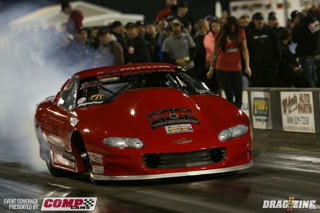 Agostino has been running in the 4.0 range on nearly every pass this weekend. He put up a 4.07 at 184 earning the win over Mark Micke driving Mark Woodruff's Corvette.