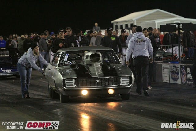 Troy Blake earned number one qualifier in Outlaw 632 with a 4.43 at 159. He was paired with Heather Carter in the first round turning a 4.44 at 160 and will move on to round two.