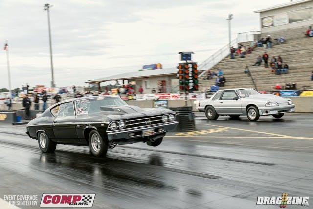 Ricky Pennington is a regular here at Lights Out and No Mercy events with his gorgeous Chevelle. He faced off with Scot Bitzer this morning taking the win with a 5.18.