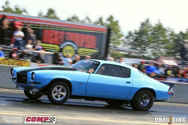 Lyle Barnett took the win in Capslock Oil/Proformance Leaf Spring but encountered some engine damage just before the strip ending their weekend early.