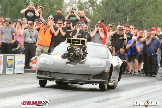 Jason Michalak faced off with car owner Kyle Huttel in the next pairing with Huttel going red and his team mate putting up a .ooo reaction. Michalak would take the win with a 4.11 at 187 to Huttel's quicker and best of weekend 4.066 at 180. I believe that is a personal best for him.