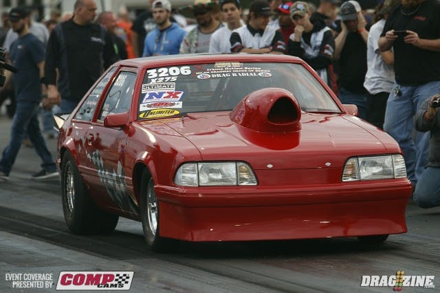 Darren Hilterbran qualified fourth in Nitrous Express/Ultimate Converter/TRE Nitrous X