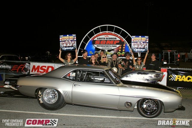 Another racer to run the table this weekend was Troy Blake in Stainless Works/Small Tire Nation Outlaw 632. Blake hails from Palm Beach, Florida. he won the US Street Nationals in Bradenton and had a runner up finish in Orlando for the Southern Thunder SHRA race there a couple of weeks back.