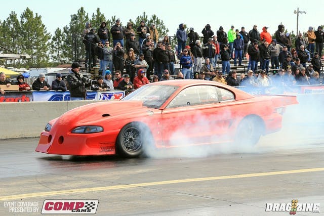 Kevin Mullins took third position with a 4.21 at just 175 MPH. 