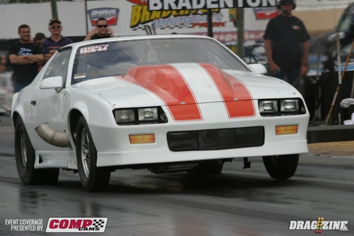 Troy Pirez had a pair of Mickey Thompson's Pro Bracket Radial on the car at the US Nationals at Bradenton Motorsports Park. Pirez went to the final with the tires on the car.