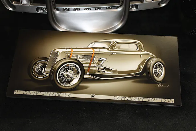 The 3-window coupe was designed and crafted as Ladd's personal ride.