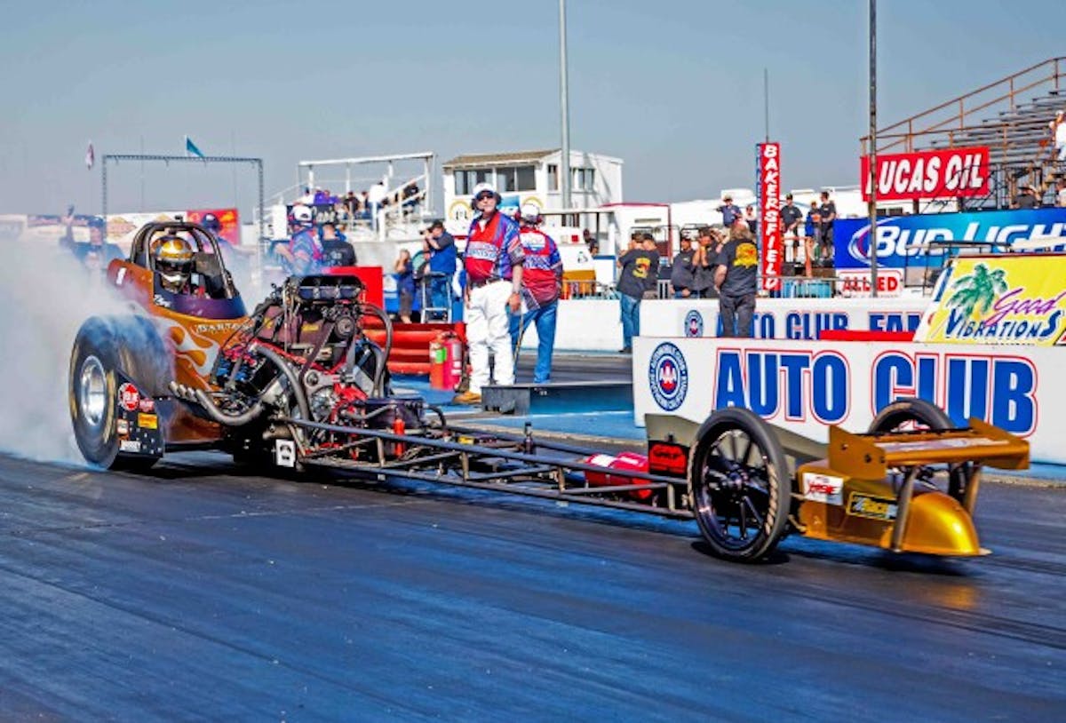 Tony Bartone leads Friday Qualifying with a 5.573 et at 241.32 mph