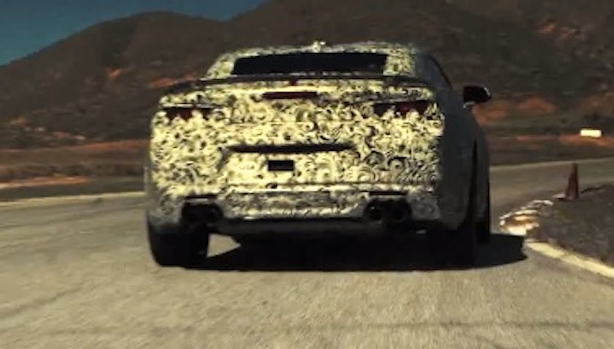 Look closely at those tail lights - we see a little bit of C7 Corvette in their angular shape.