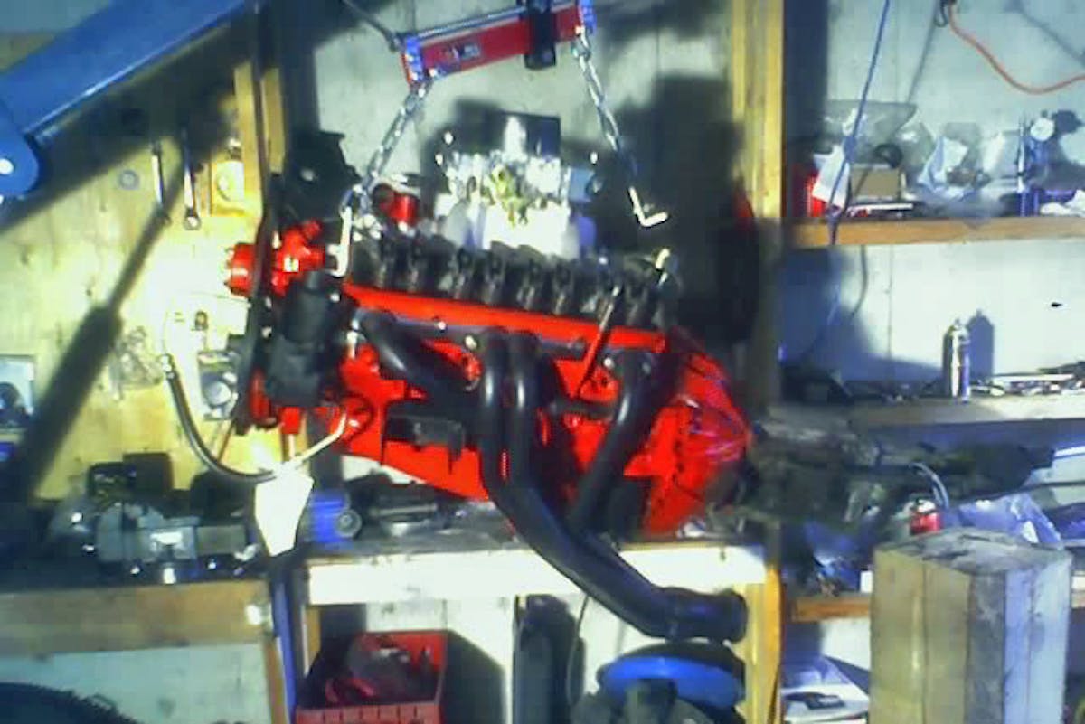 The first engine Glenn Cattani ever built.