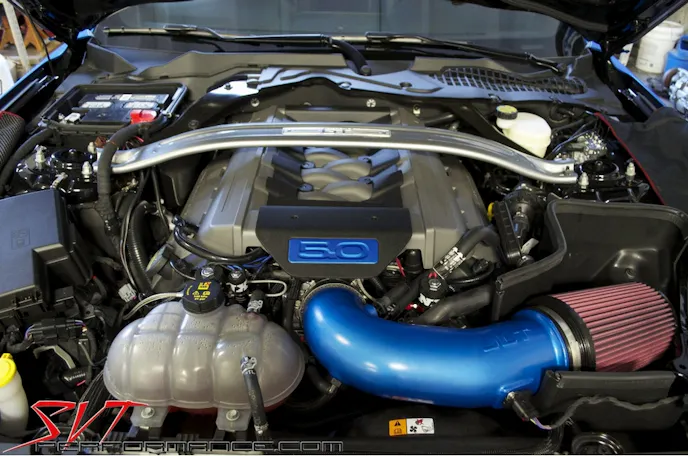 On a dark night, you might be able to get away with telling someone your '15 Mustang GT is simply carrying a JLT Performance cold air, and exhaust. What they don't know see won't hurt 'em.